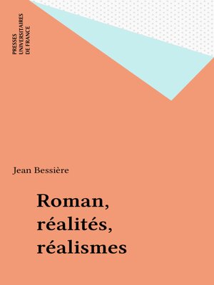 cover image of Roman, réalités, réalismes